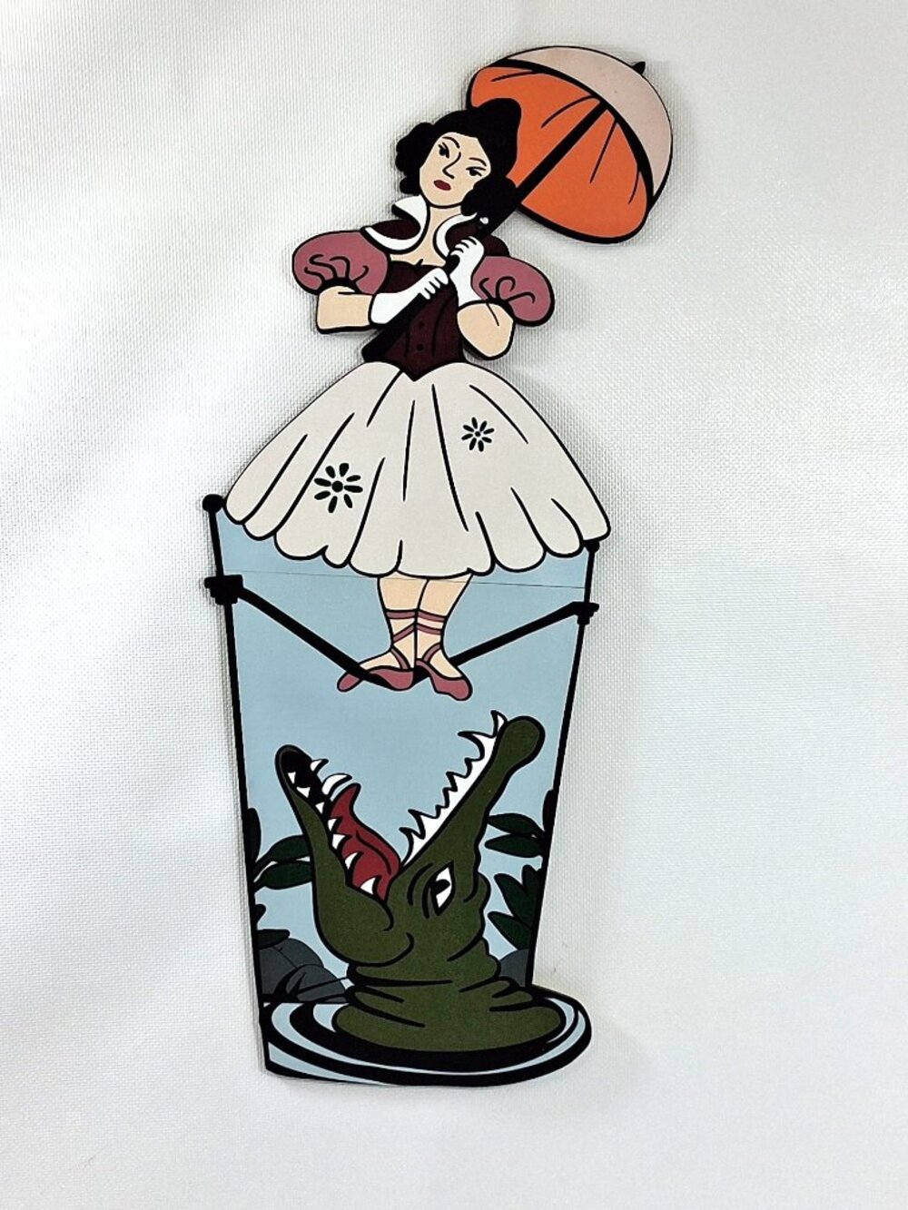 Haunted Mansion Sally Slater Painted Wood Display Halloween Decor
